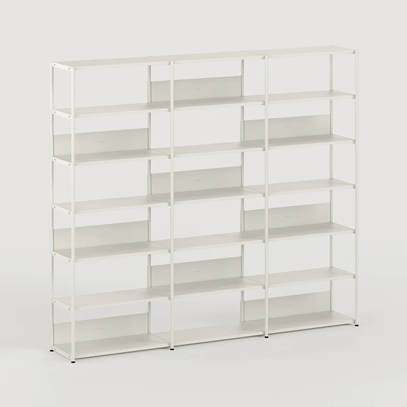 Etagère UNIT - H180 à 215 x L244cm - acier thermolaqué