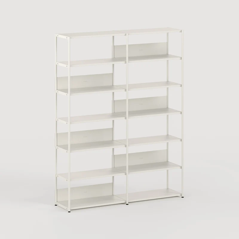 Etagère UNIT - H180 à 215 x L164cm - acier thermolaqué