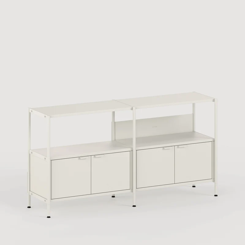 Etagère UNIT - H75 à 85 x L164cm - acier thermolaqué
