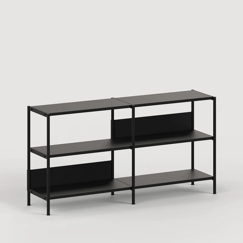 Etagère UNIT - H75 à 85 x L164cm - acier thermolaqué