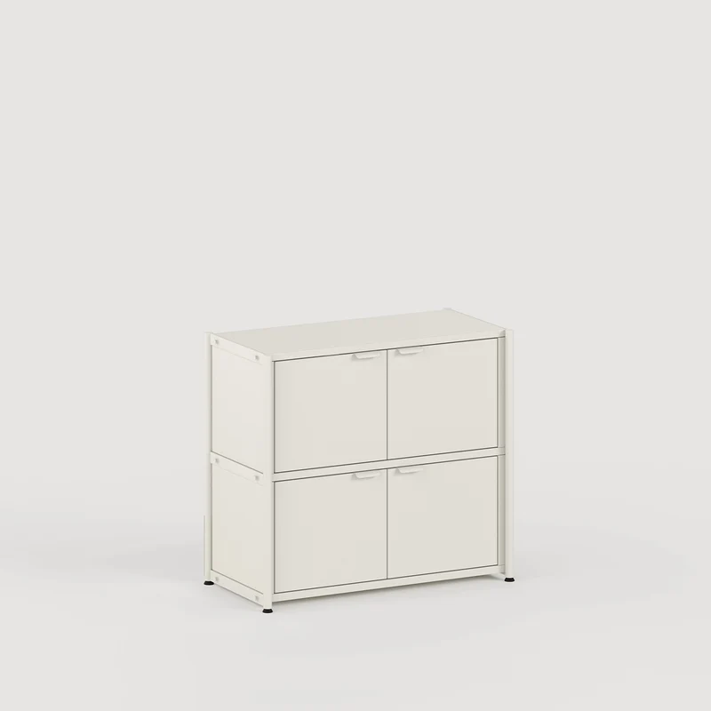 Etagère UNIT - H75 à 85 x L84cm - acier thermolaqué