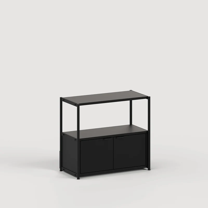 Etagère UNIT - H75 à 85 x L84cm - acier thermolaqué