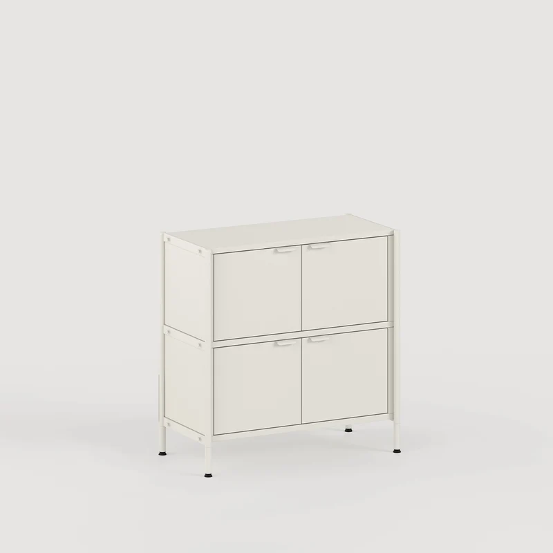 Etagère UNIT - H75 à 85 x L84cm - acier thermolaqué