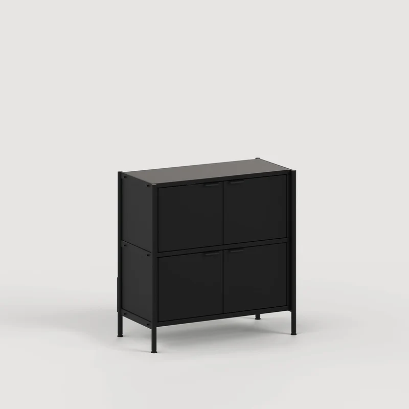 Etagère UNIT - H75 à 85 x L84cm - acier thermolaqué