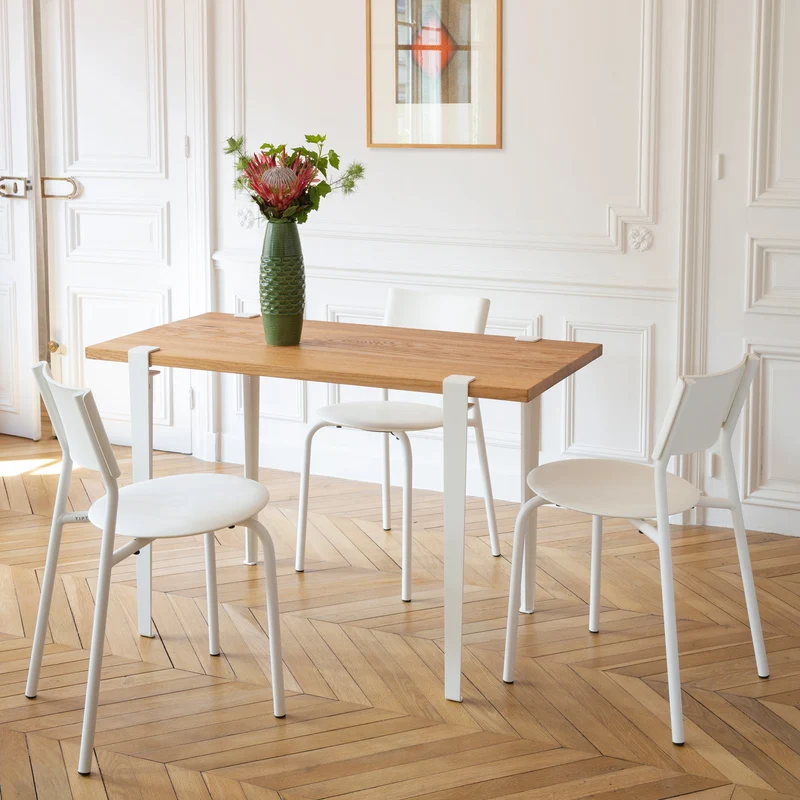 Table à manger TIPTOE - bois ancien recyclé