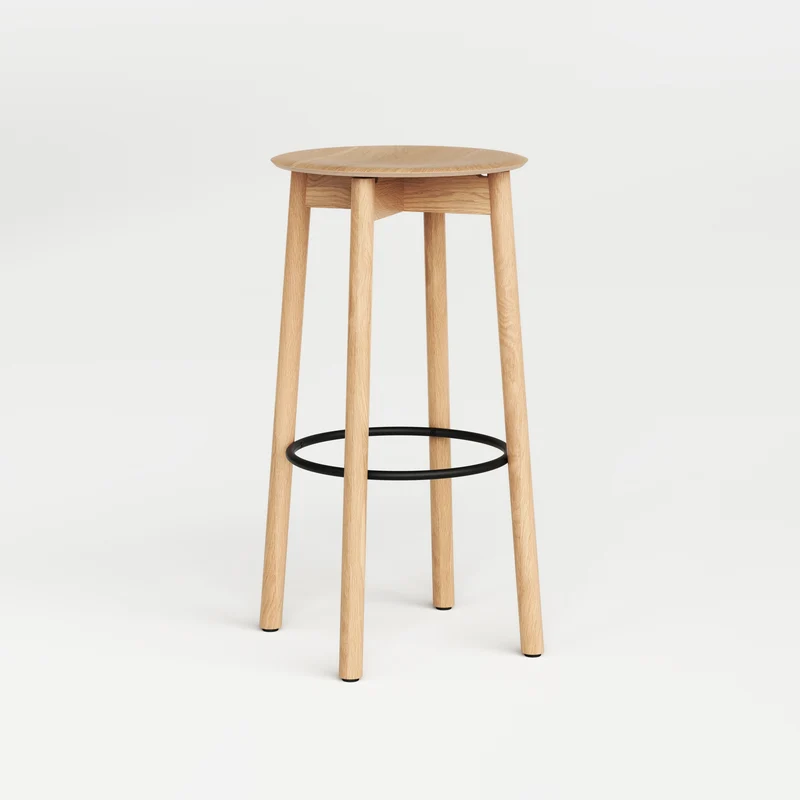 Tabouret de bar SSD full wood - bois éco-certifié