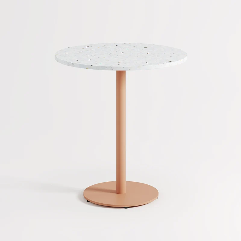 Table bistrot MOKA - plastique recyclé Venezia