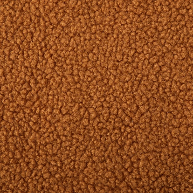 Canapé 2 places modulable en velours côtelé caramel et accoudoirs courbés, sans montage 189x91cm MODERNPLUS
