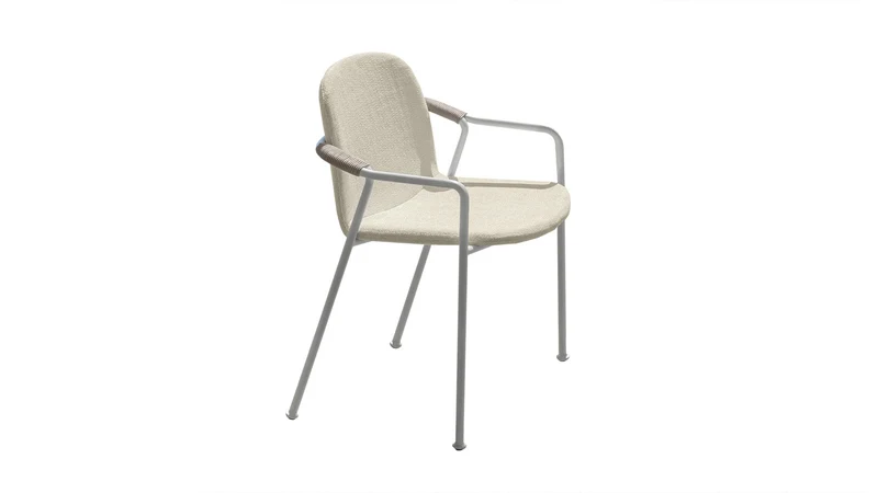 Coral chaise de salle à manger pour l'extérieur