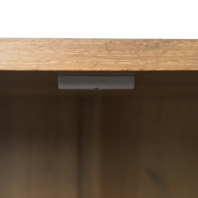 Buffet moderne effet bois à 4 portes 160,5x35,5x78cm OCAERS