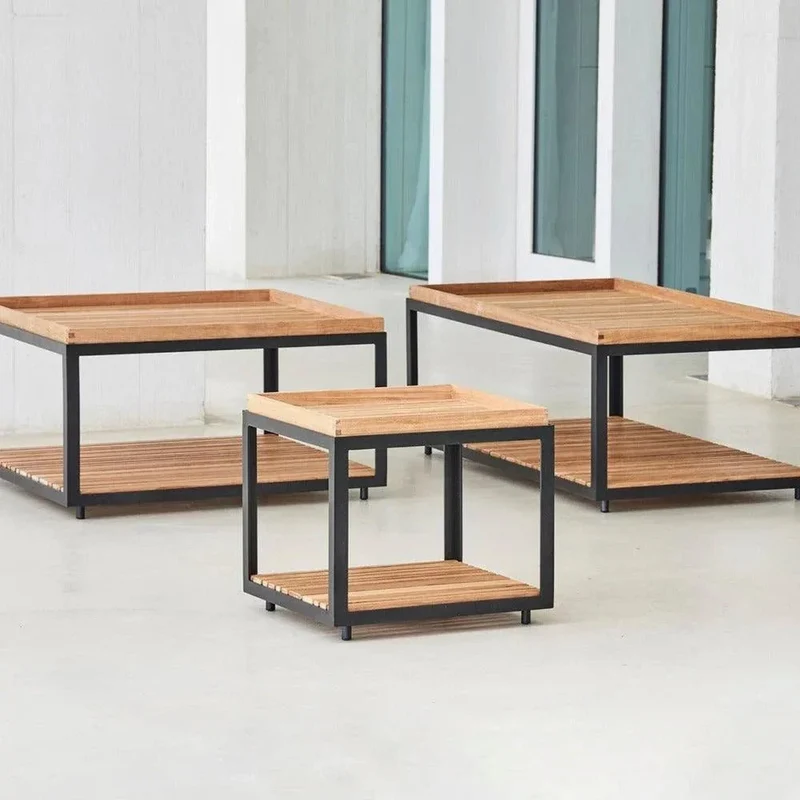 Table basse LEVEL - Teck
