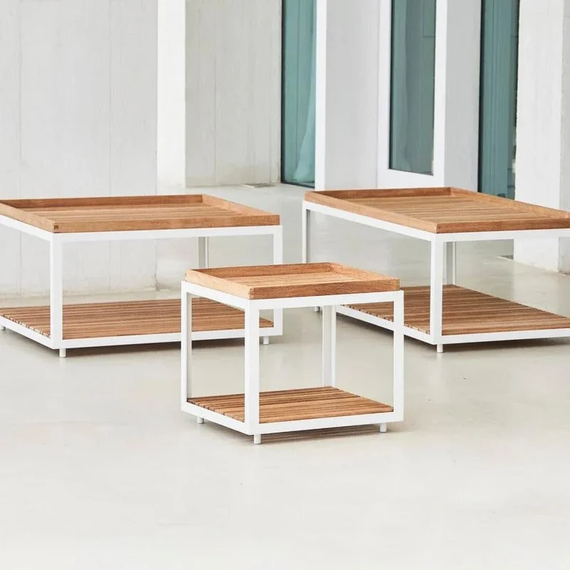 Table basse LEVEL - Teck