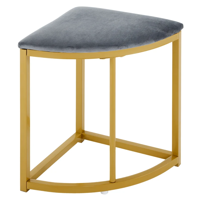 Ensemble table de salle à manger avec 4 chaises effet marbre blanc et structure doré ATEIX GREY