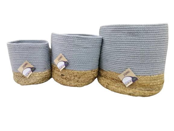 Panier rangement en jute, D25XH25 - SNOW