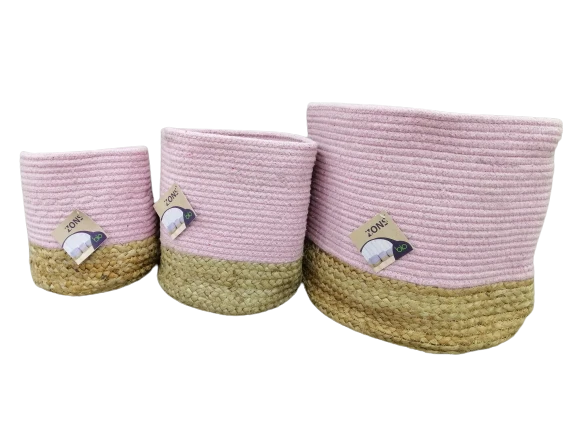 Panier rangement en jute, D20XH20 - SNOW