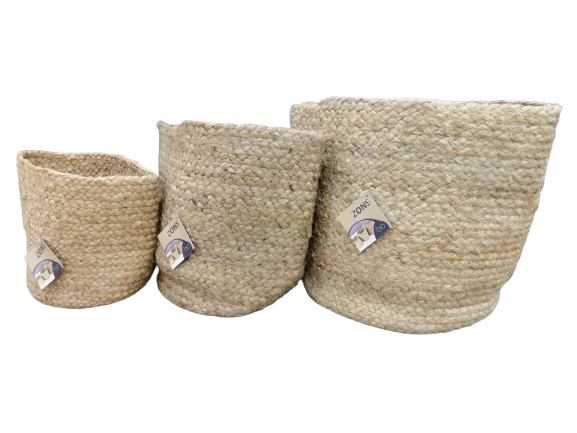Panier rangement en jute, D20XH20 - SNOW