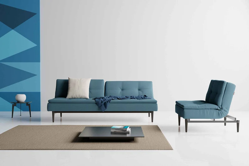 Canapé-lit Innovation Living - Dublexo Styletto (Bois noir)