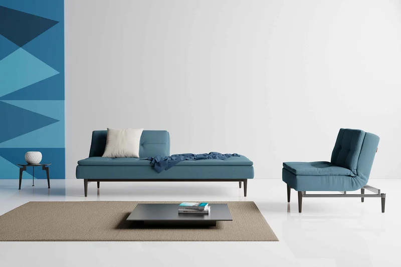 Canapé-lit Innovation Living - Dublexo Styletto (Bois noir)