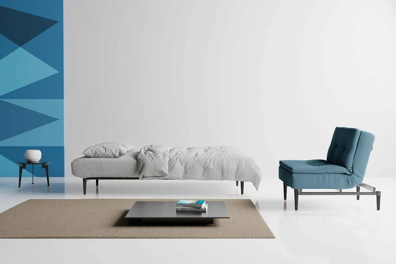 Canapé-lit Innovation Living - Dublexo Styletto (Bois noir)