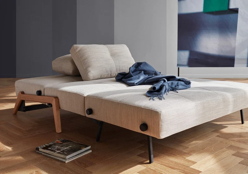 Canapé-lit Innovation Living - Cubed 140 (En Bois)