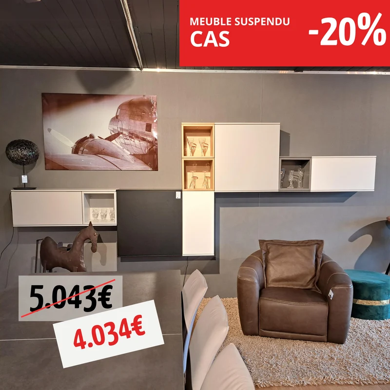UN MEUBLE SUSPENDU - CAS