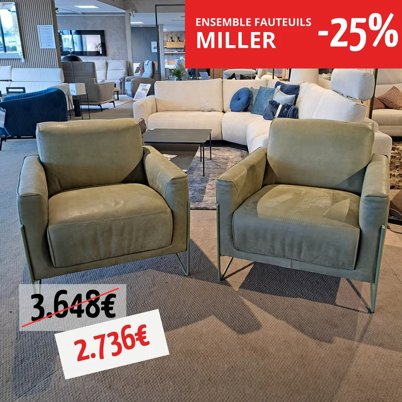 ENSEMBLE FAUTEUILS - MILLER