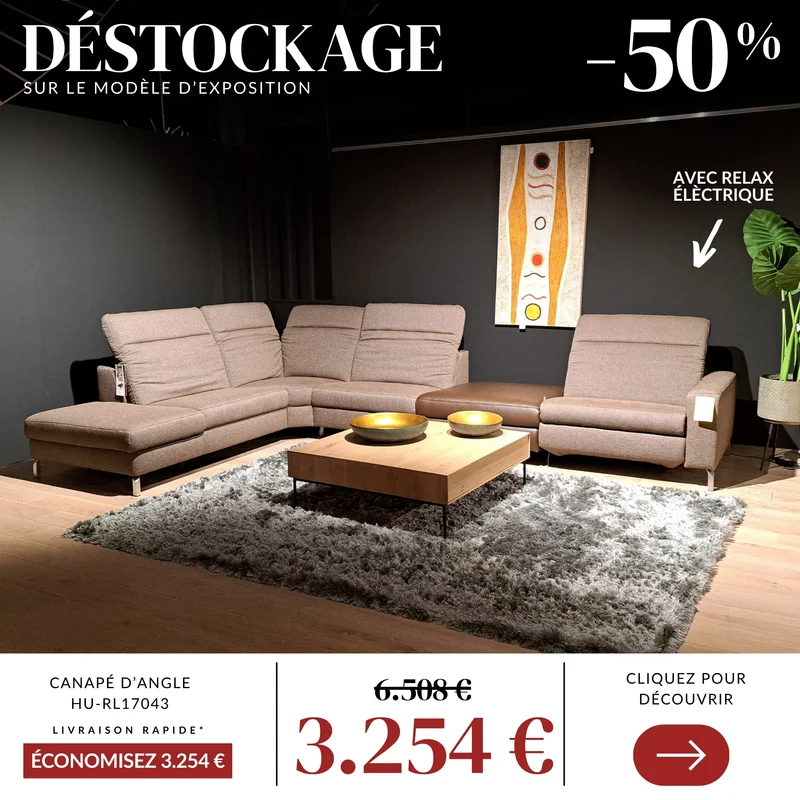 Un canapé d'angle - HUKLA - RL17043