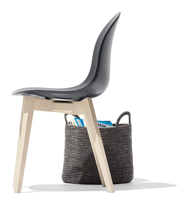 Chaise Connubia- Academy (Hêtre Blanchi) CB1665