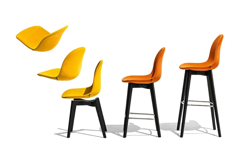 Chaise Connubia- Academy (Hêtre) CB1665