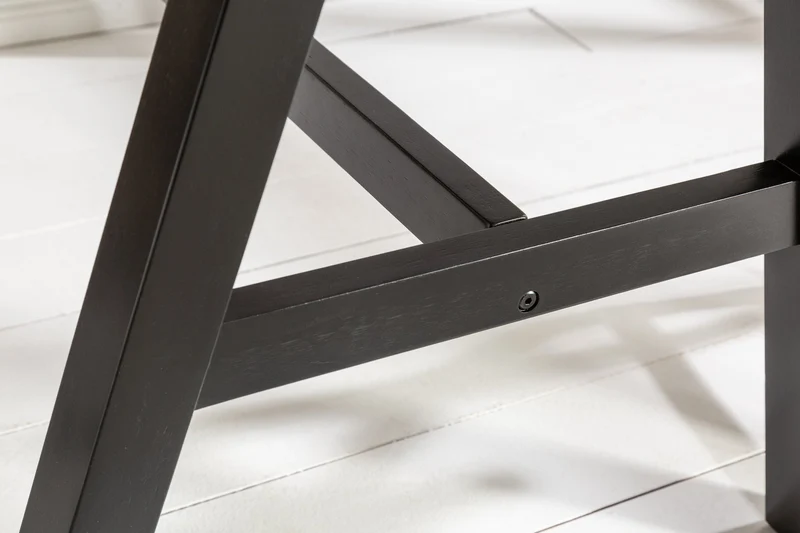 Table de bar solide CASTLE 120cm table de bar en chêne sauvage naturel design industriel