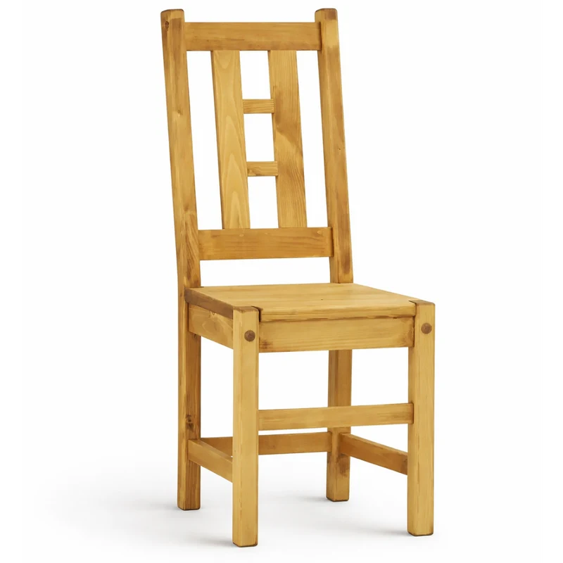 Chaise en épicéa massif huilé miel | DIBONA