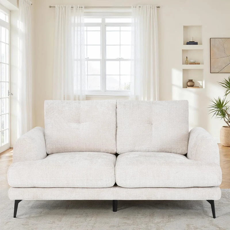 Canapé / fauteuil en tissu anti tache, H89CM - FUJI