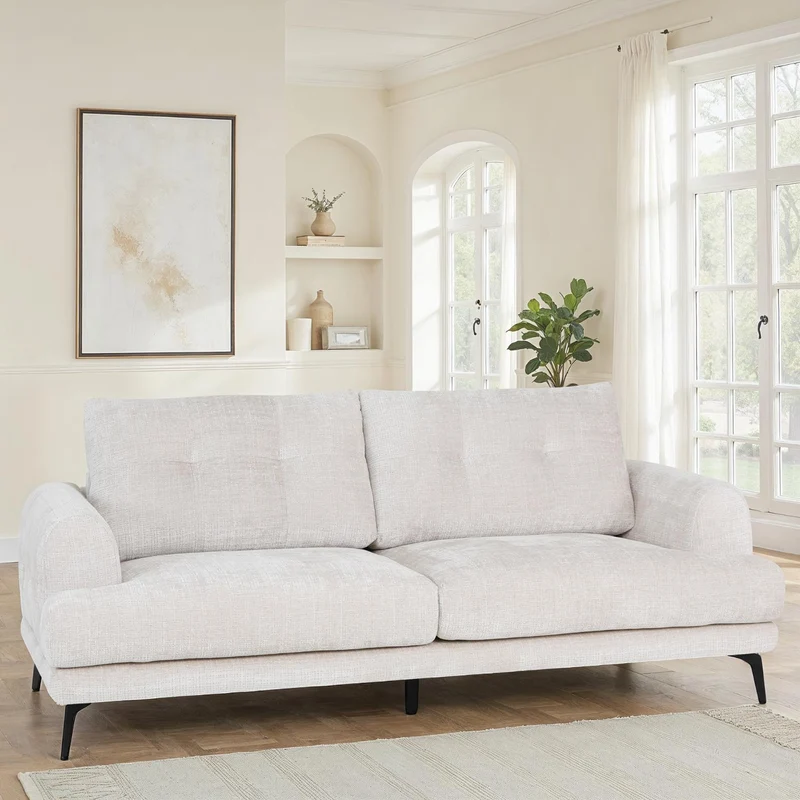 Canapé / fauteuil en tissu anti tache, H89CM - FUJI