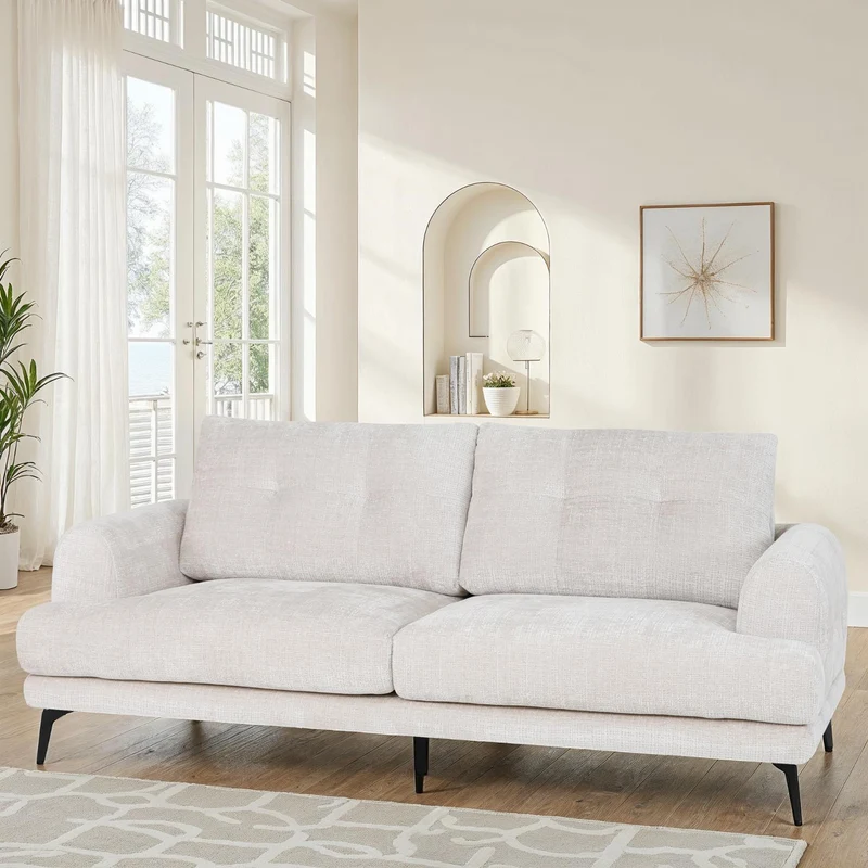 Canapé / fauteuil en tissu anti tache, H89CM - FUJI