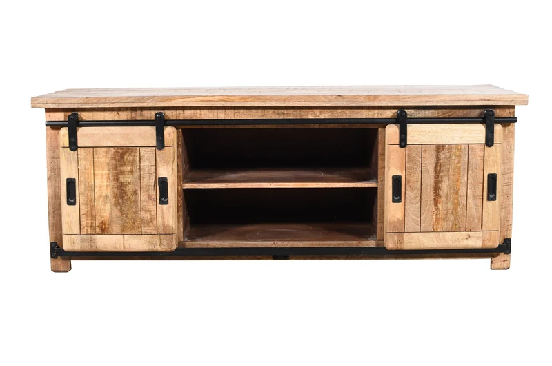 Meuble TV en bois de manguier - RIGA