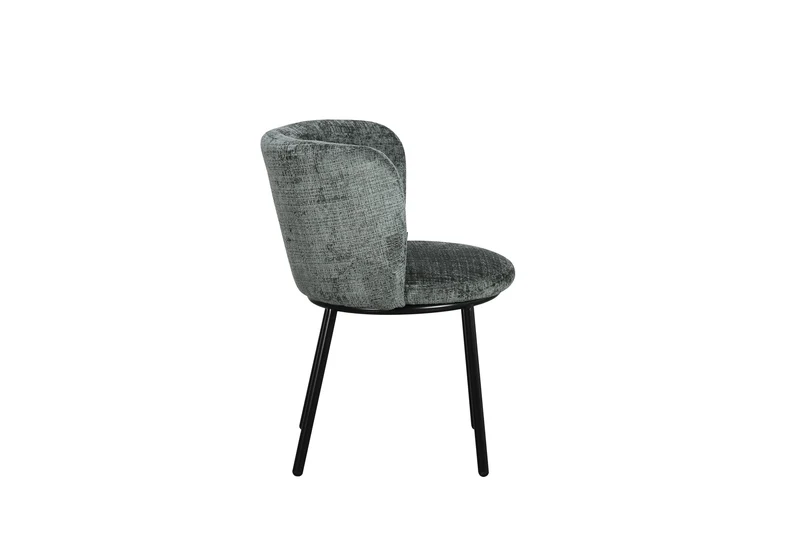 Chaise en tissu, 56,5x61xH80,5CM - LENA