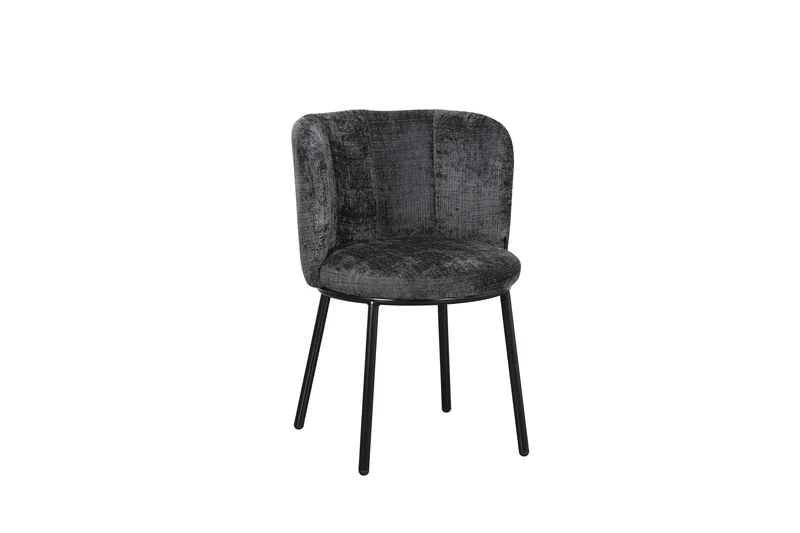 Chaise en tissu, 56,5x61xH80,5CM - LENA