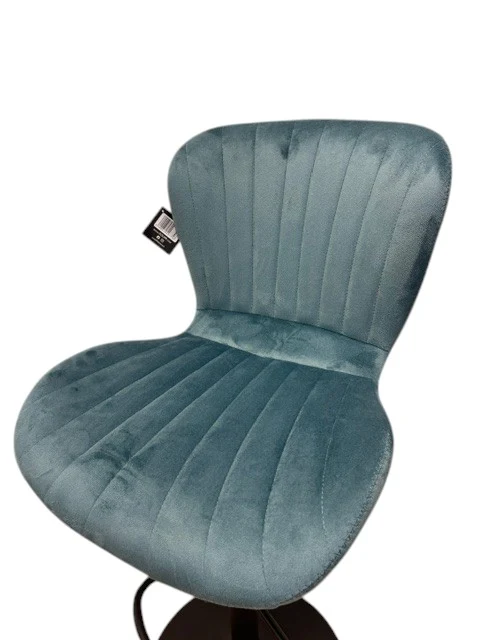 Chaise Haute Tabouret bar dossier pivotant à suspension tissu anti tâches - NOAH