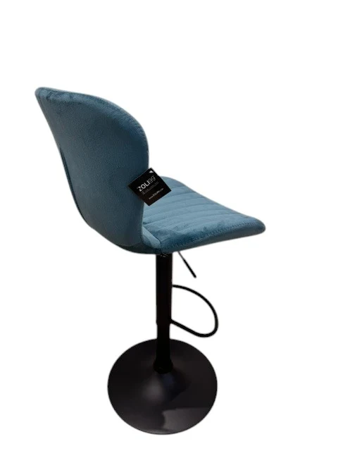 Chaise Haute Tabouret bar dossier pivotant à suspension tissu anti tâches - NOAH