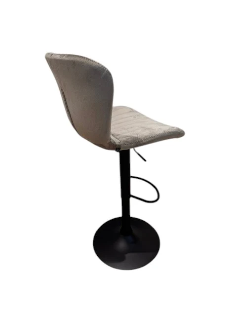 Chaise Haute Tabouret bar dossier pivotant à suspension tissu anti tâches - NOAH