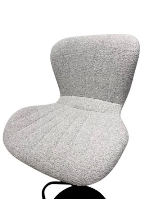 Chaise Haute Tabouret bar dossier pivotant à suspension tissu anti tâches - NOAH