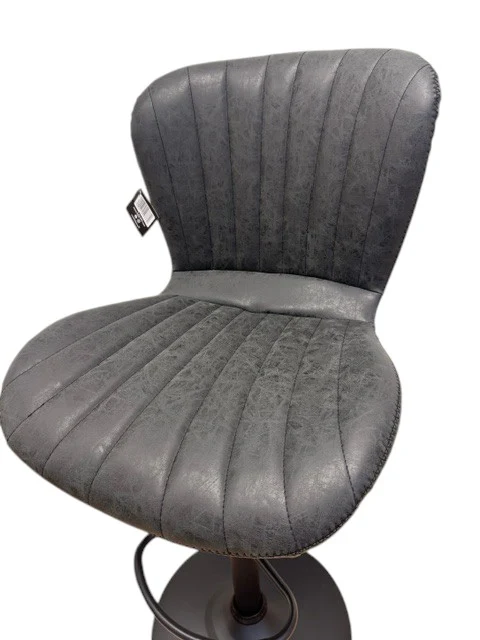 Chaise Haute Tabouret bar dossier pivotant à suspension tissu anti tâches - NOAH