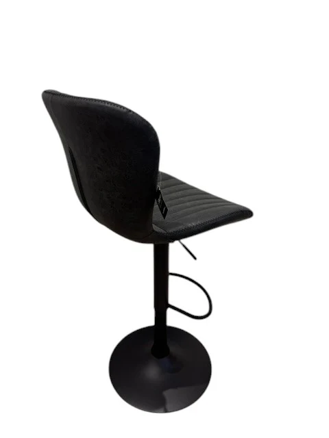 Chaise Haute Tabouret bar dossier pivotant à suspension tissu anti tâches - NOAH