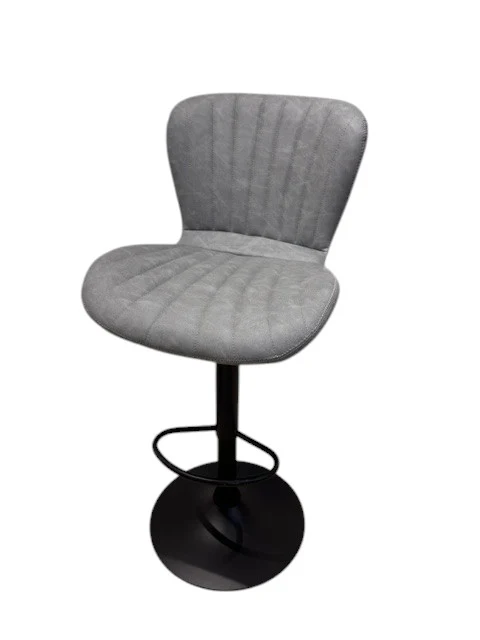 Chaise Haute Tabouret bar dossier pivotant à suspension tissu anti tâches - NOAH