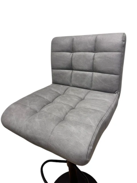 Chaise haute Tabouret bar dossier pivotant à suspension tissu anti tâches - YEIMY