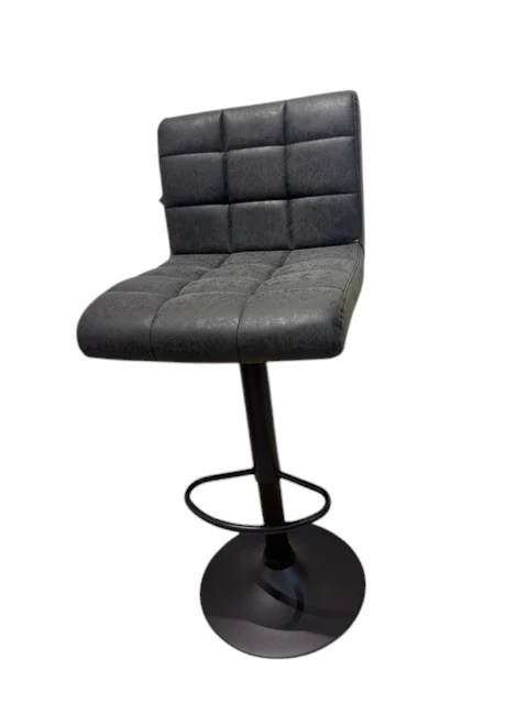 Chaise haute Tabouret bar dossier pivotant à suspension tissu anti tâches - YEIMY
