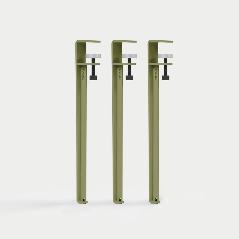 Lot de 3 ou 4 pieds de table - 43cm