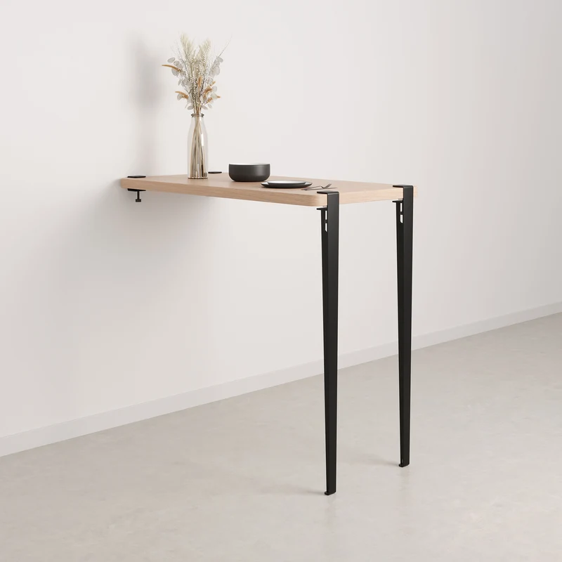 Table haute murale TIPTOE - bois éco-certifié