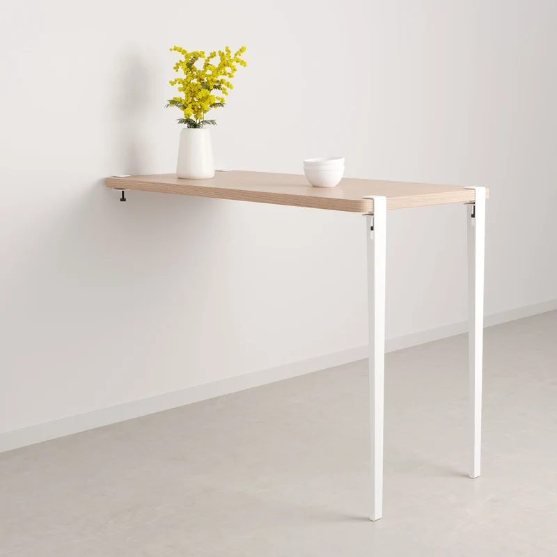 Table haute murale TIPTOE - bois éco-certifié