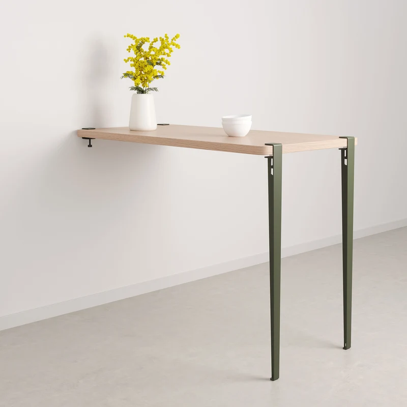 Table haute murale TIPTOE - bois éco-certifié